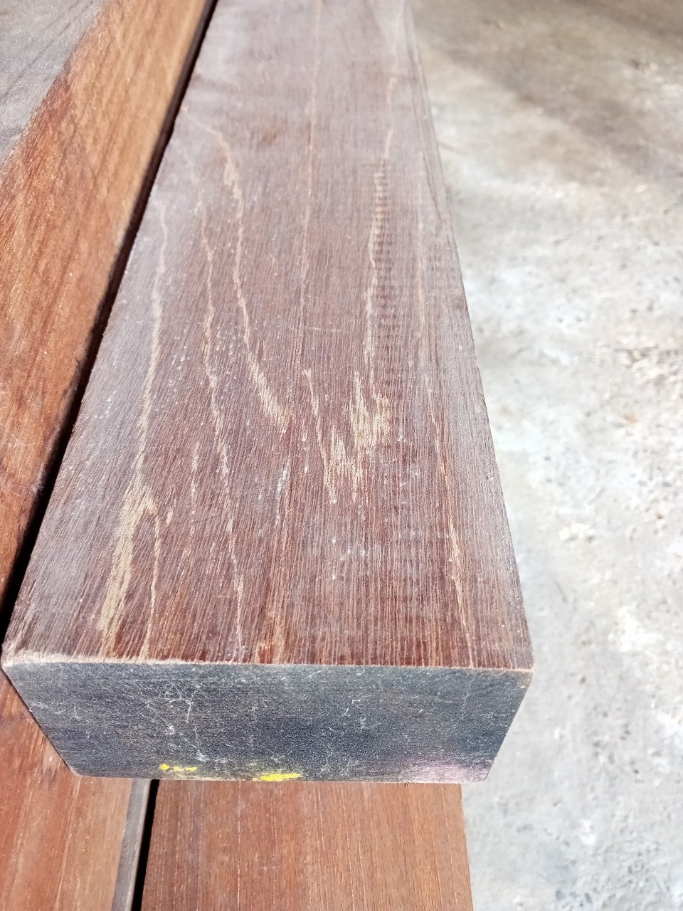 Meranti balken 121x74 zware kwaliteit 4 zijdig geschaafd