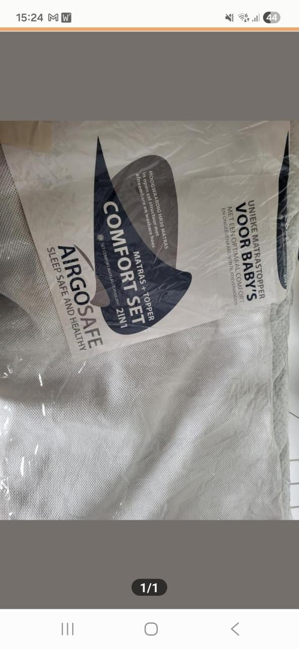 Airgosafe matras ledikant