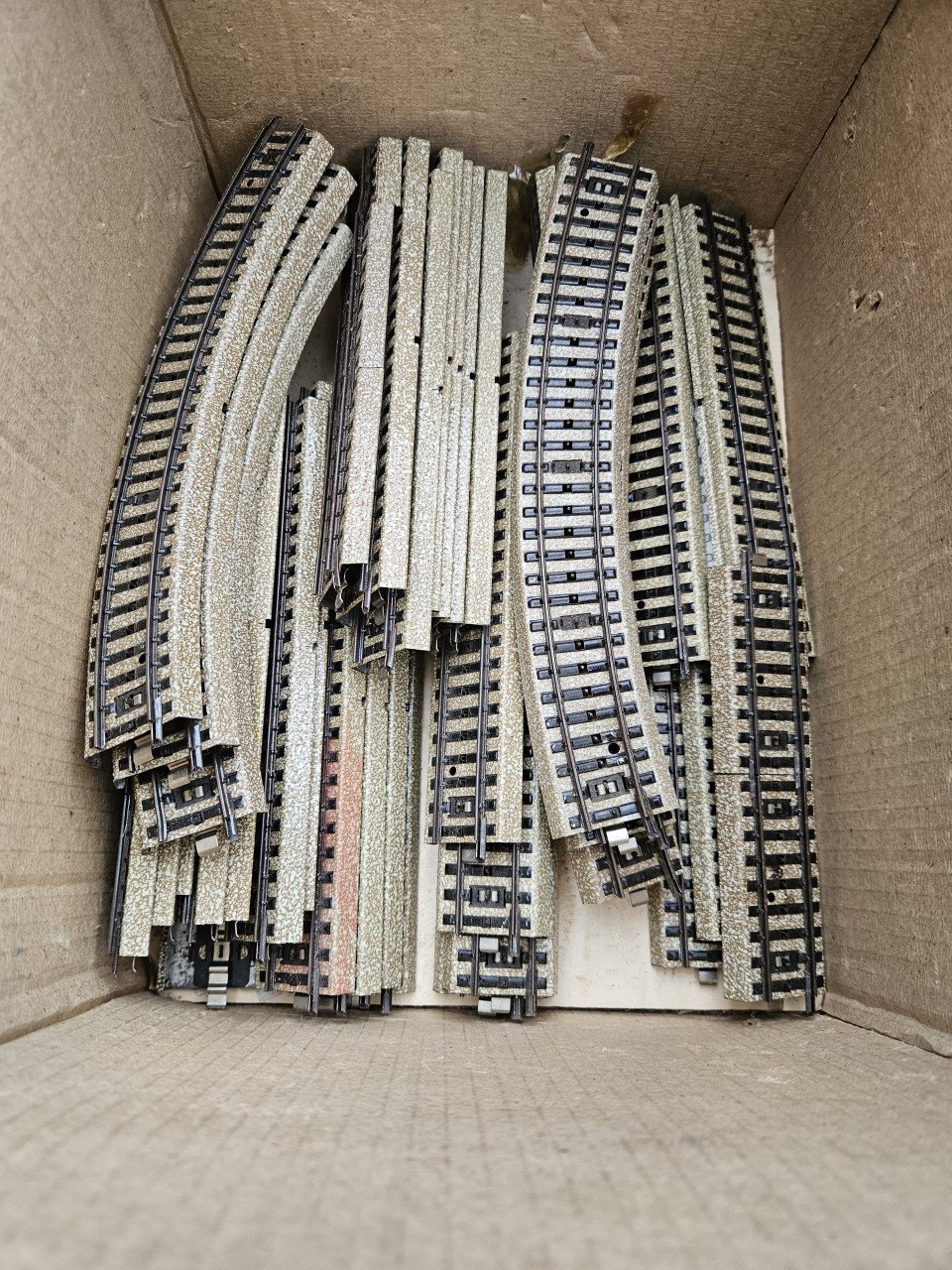 Grote doos vol Märklin treinset incl stoomlocomotief HO 3103...