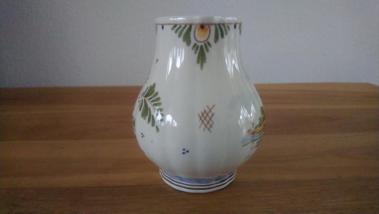 Kannetje polychroom DP Delft (De Delftse Pauw) h 11 cm