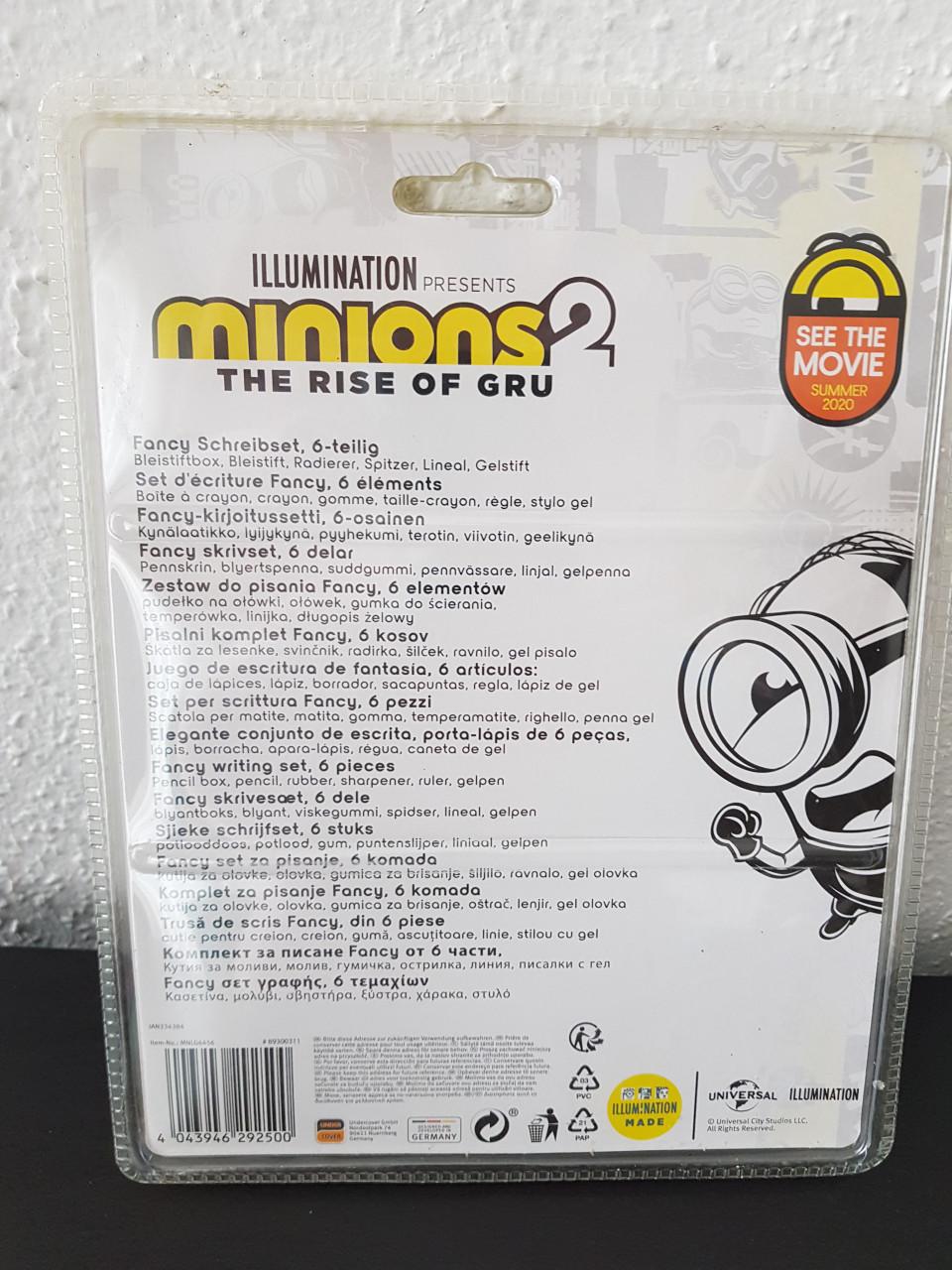 Minions Fancy Writing Set