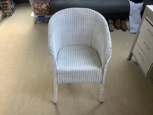 4 Lloyd loom stoelen
