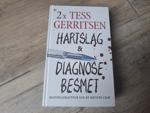 Thriller Tess Gerritsen omnibus. Hartslag en Diagnose besmet €2,-