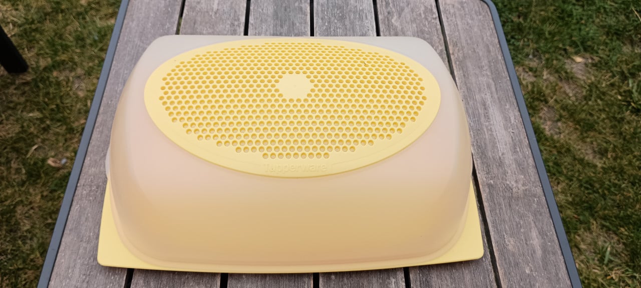 Tupperware grote kaas bewaardoos