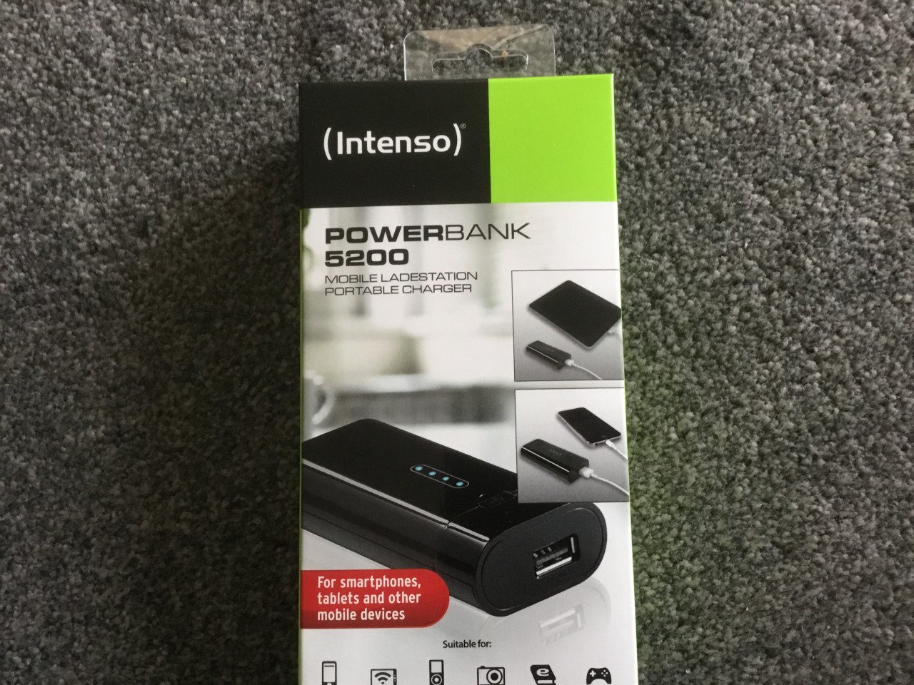 Nieuwe powerbank 5200