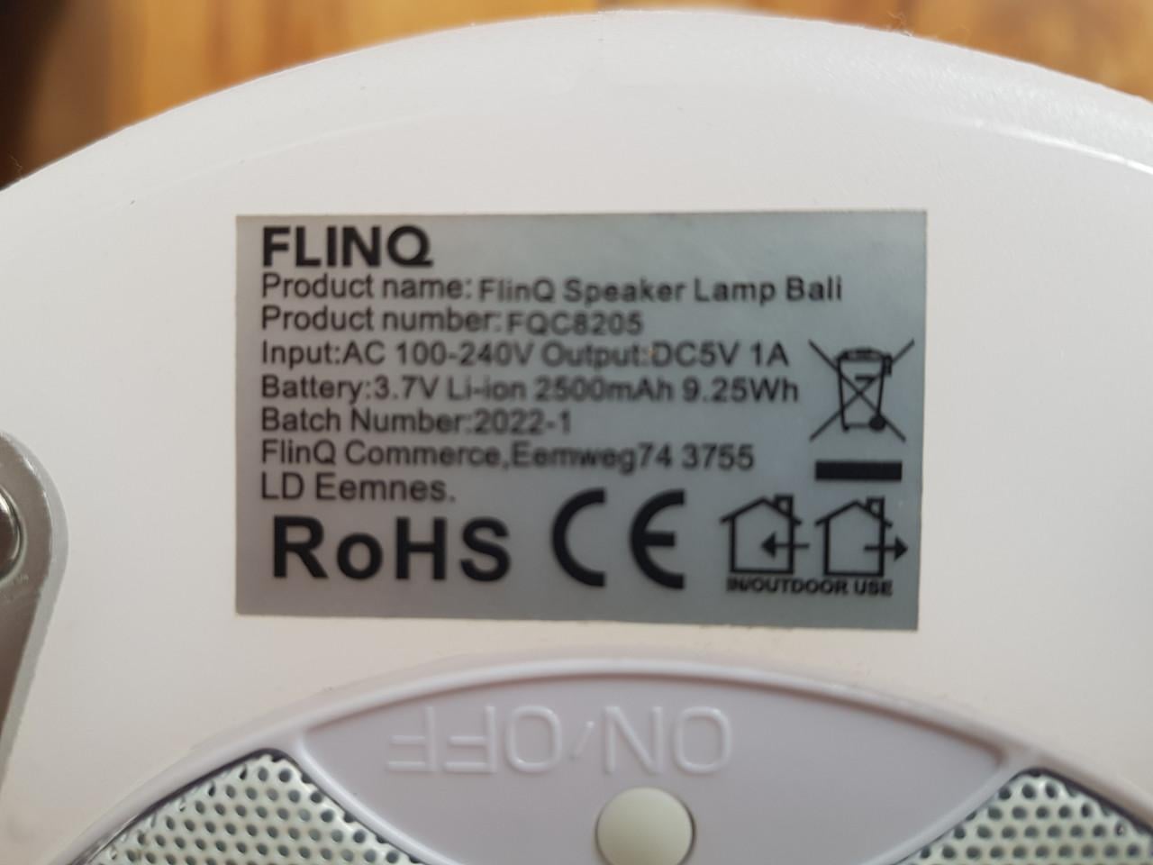 FLINQ Luidspreker, Lamp en Wijnkoeler