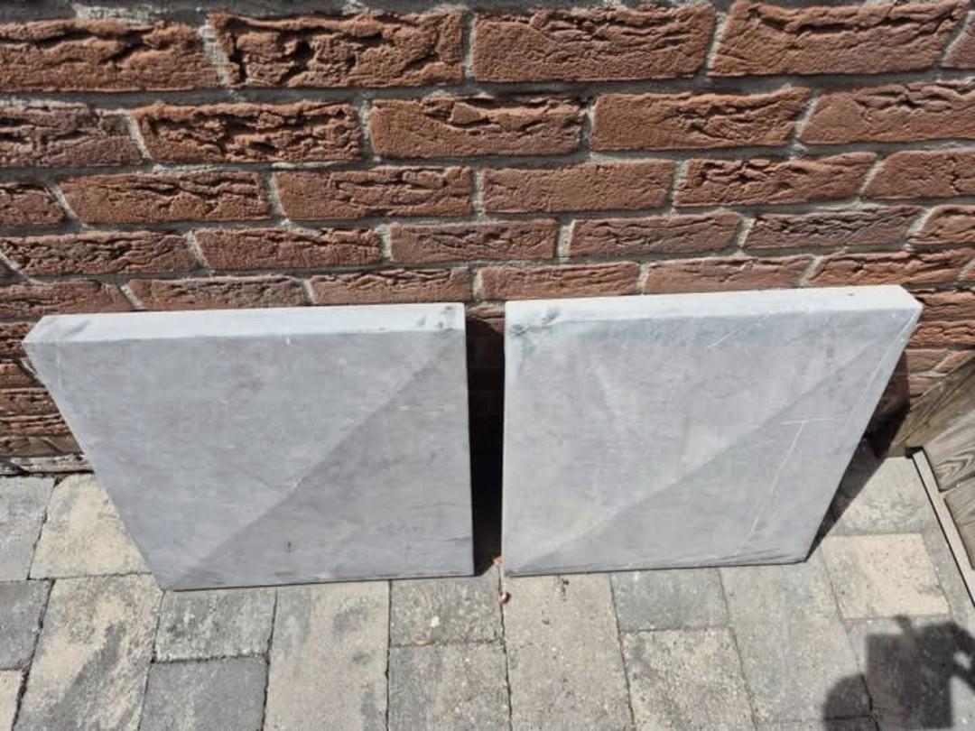 2 arduin dekstenen 55x55x6 cm