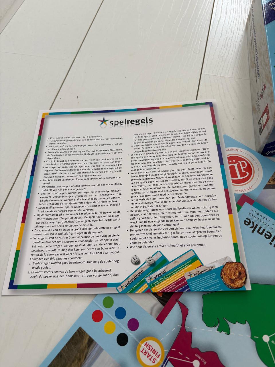 Bordspel Even Dienke (nieuw)