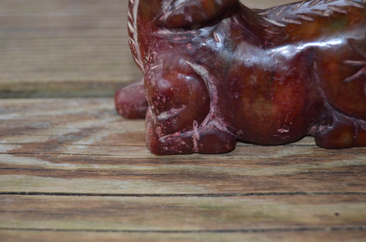 Chinees beeldje mythologisch dier 19e/20e eeuw