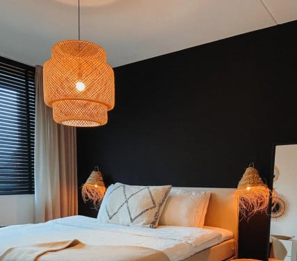 IKEA SINNERLIG hanglamp – handgemaakt bamboe