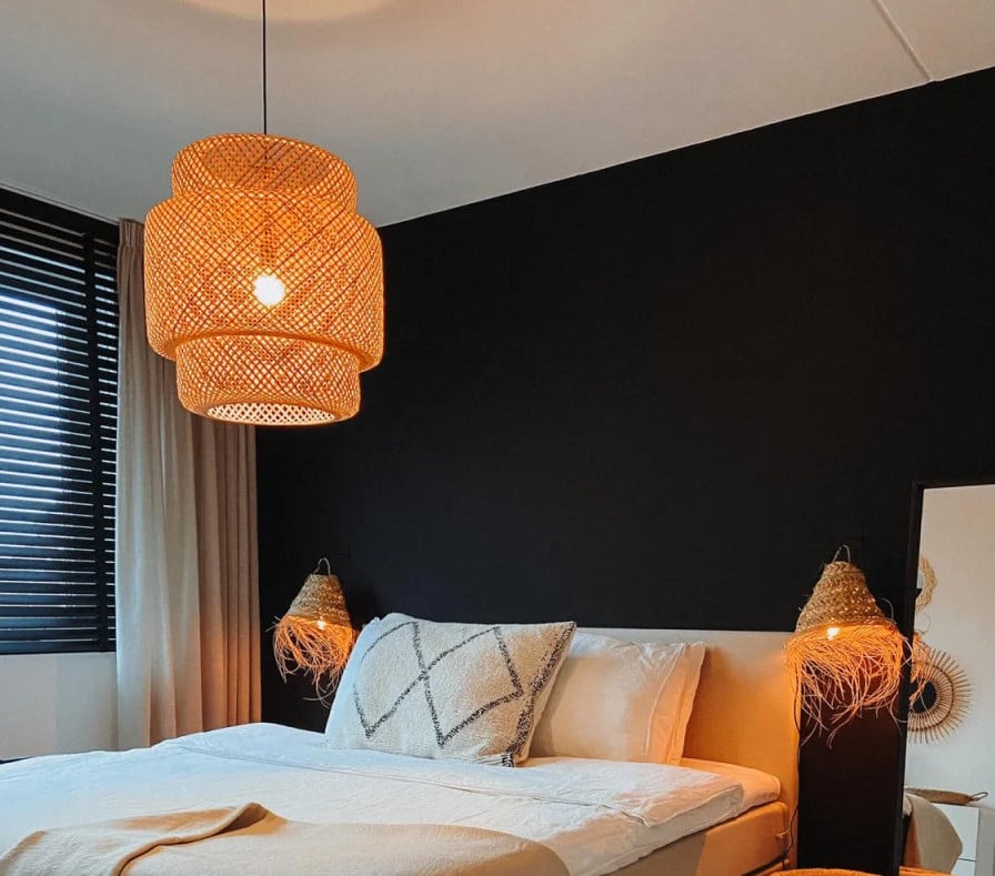 IKEA SINNERLIG hanglamp – handgemaakt bamboe