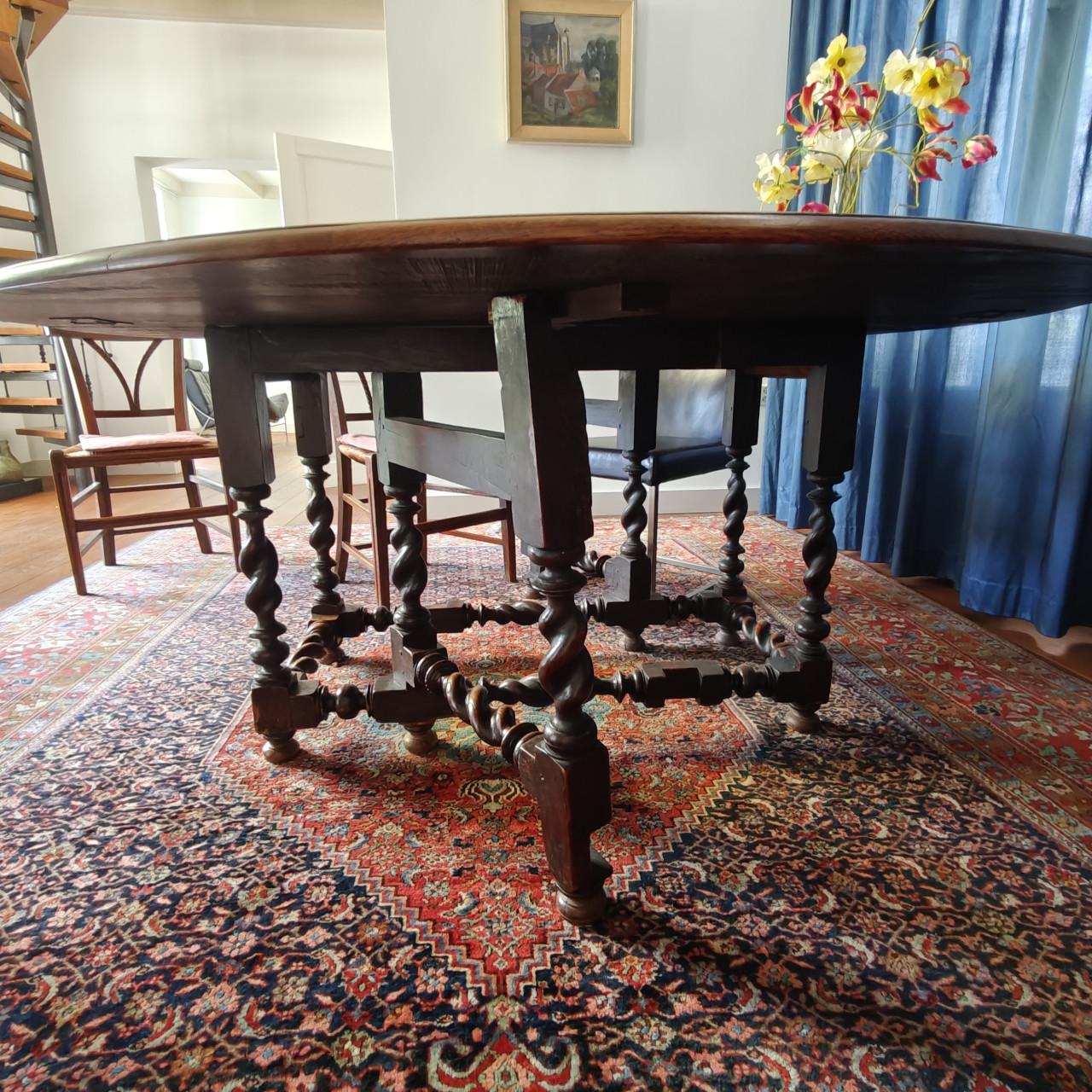 Engelse Antieke gate leg tafel