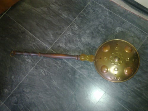 Koperen beddenpan
