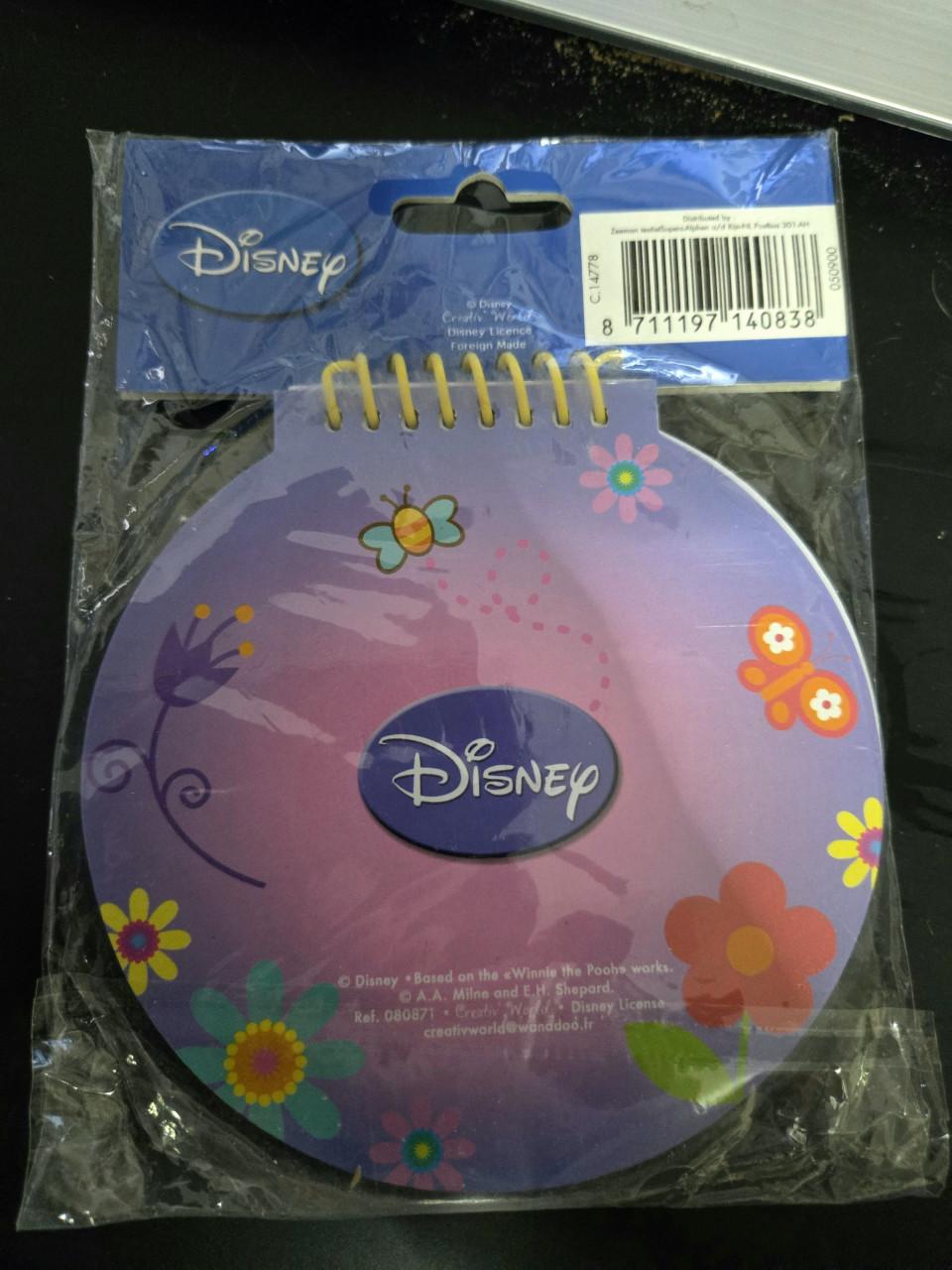Disney Winnie de Poeh notitieblok met spiraalbinding. Nieuw