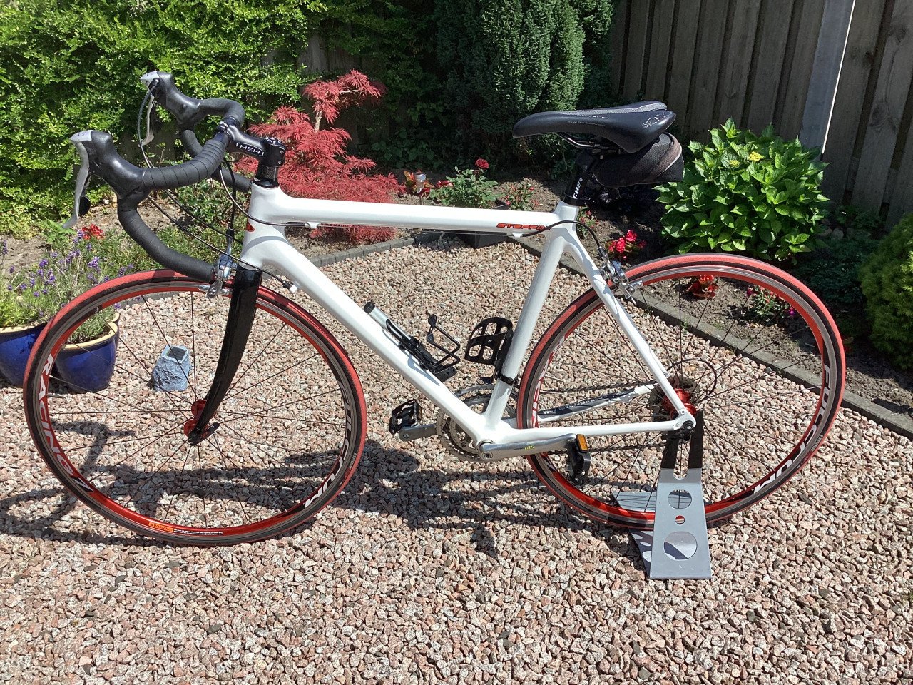 Mooie retro carbon racefiets, Shimano mix afgemonteerd