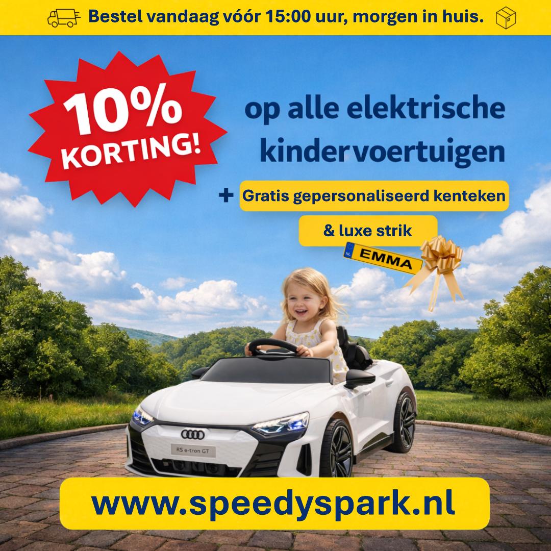 Elektrische Kinderauto 12v - Audi-RS E-Tron GT | Wit