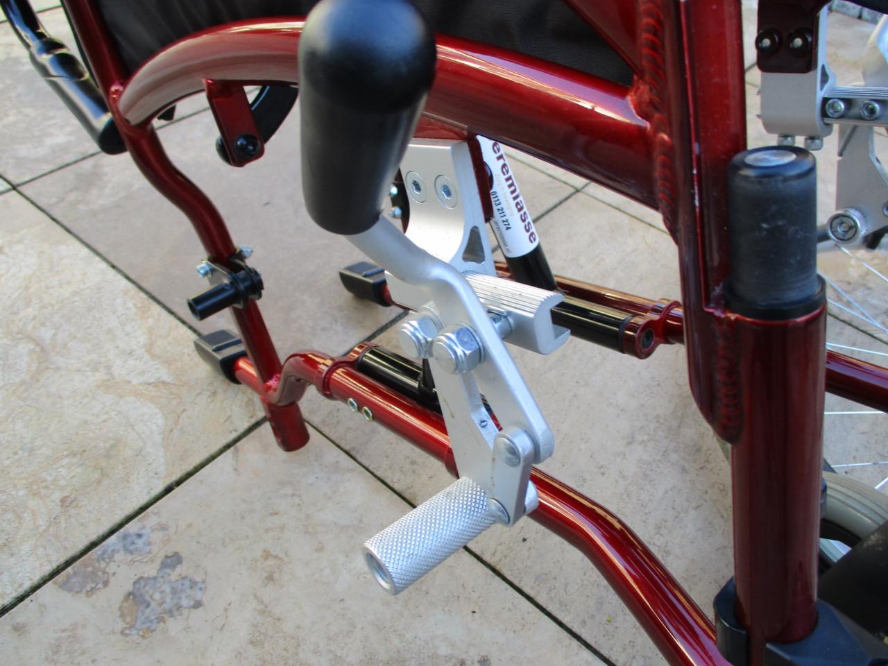 Zgan opvouwbare lichtgewicht rolstoel met anti-lekbanden en hoepels