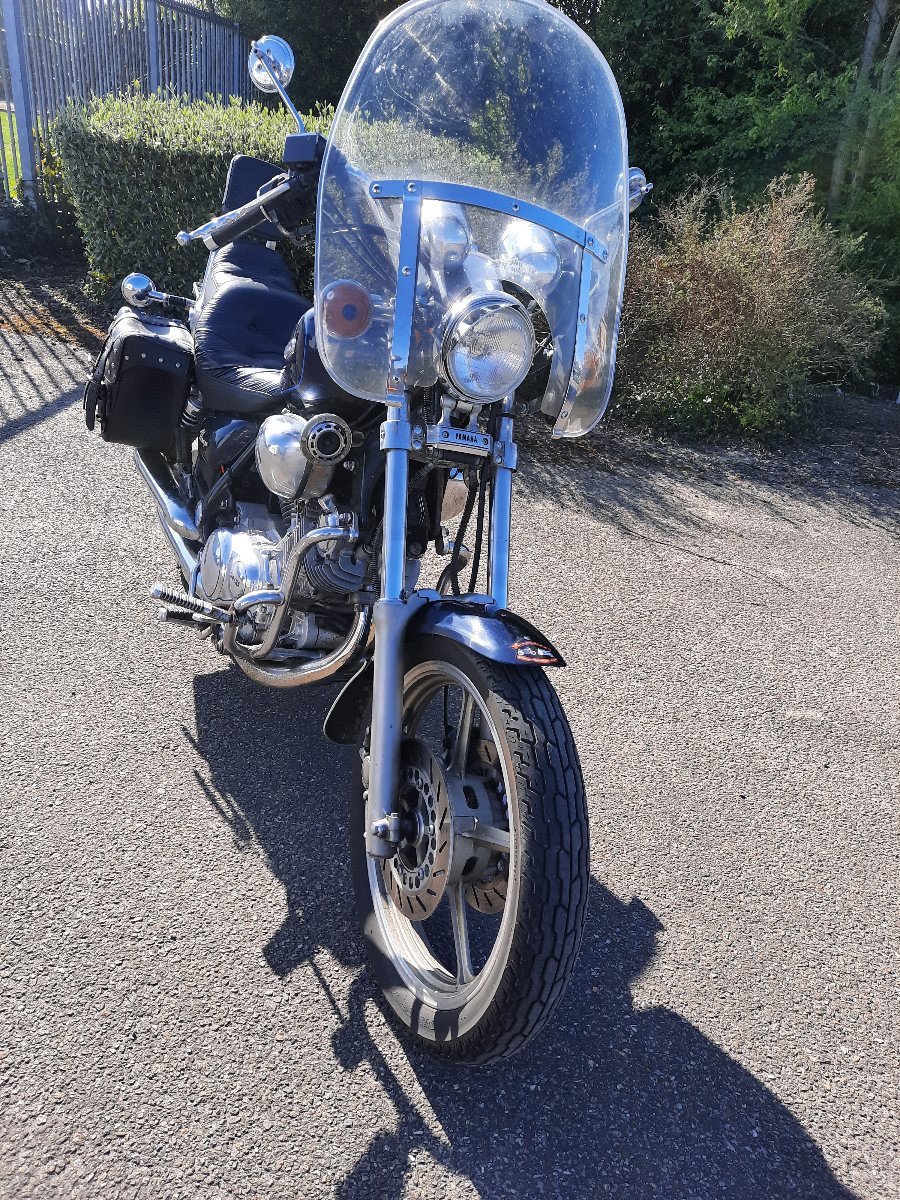 Yamaha Virago XV750 , mooie chopper!