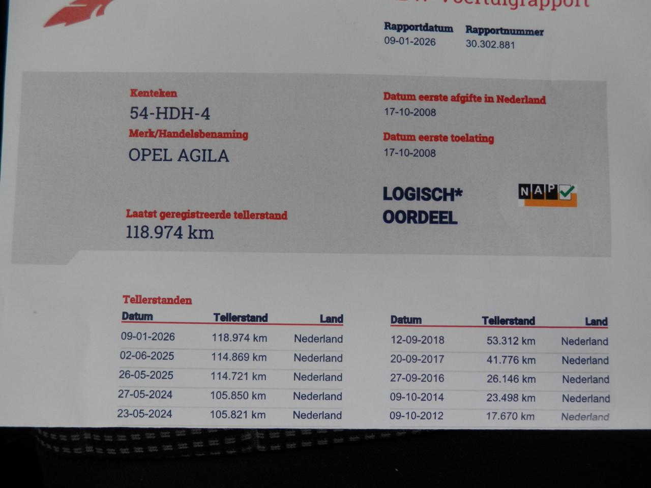 Auto Garant Biedt Aan: Opel Agila 1.2 Enjoy