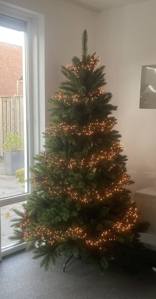 Kunst kerstboom