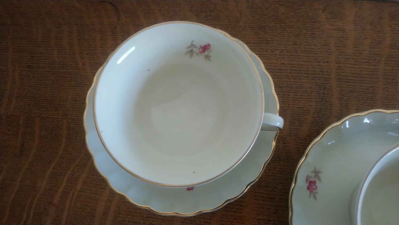 Set van 2 vintage Mosa Maastricht kop en schotels