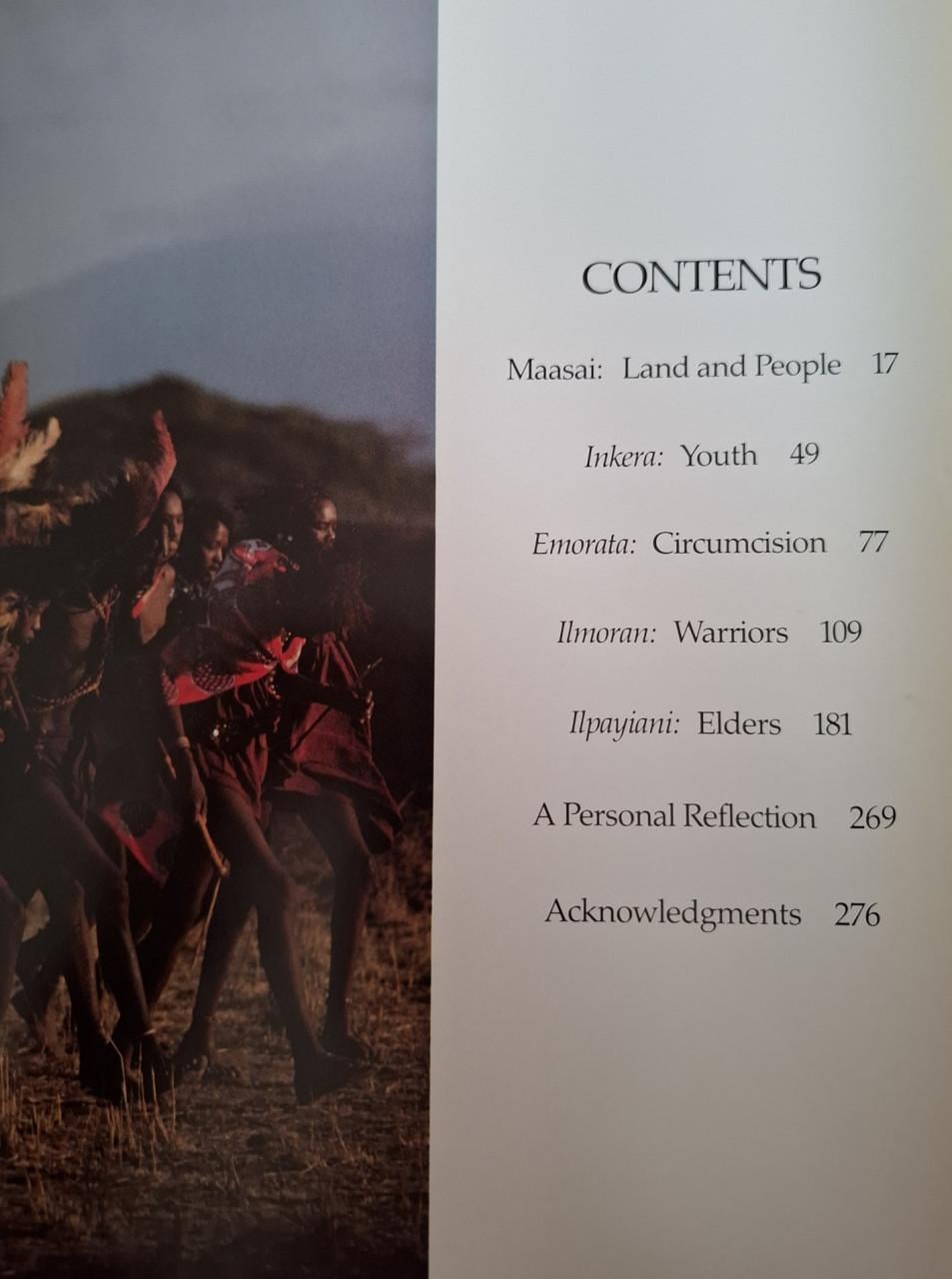Maasai, prachtig fotoboek met begeleidende tekst,