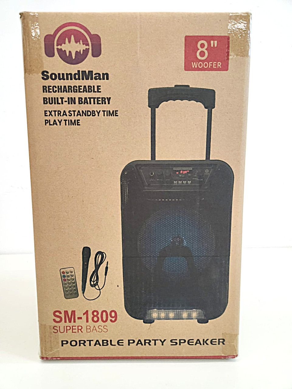 De Soundman SM-1809 Party Box (NIEUW)