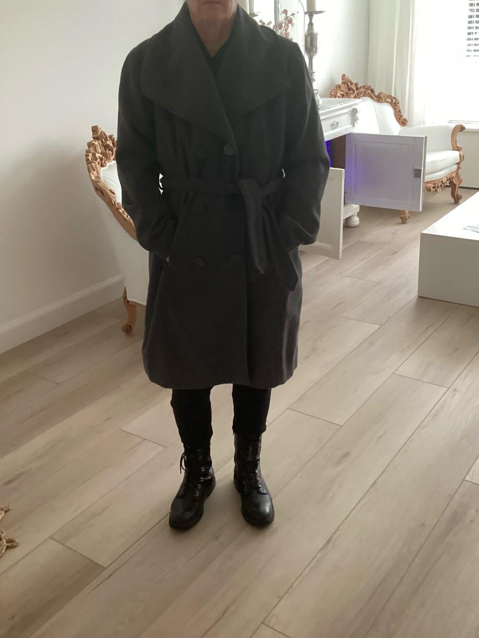 Winterjas zgan grijs maat 42