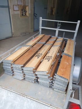 Europallet opzetranden, houten pallet randen 30 stuks.