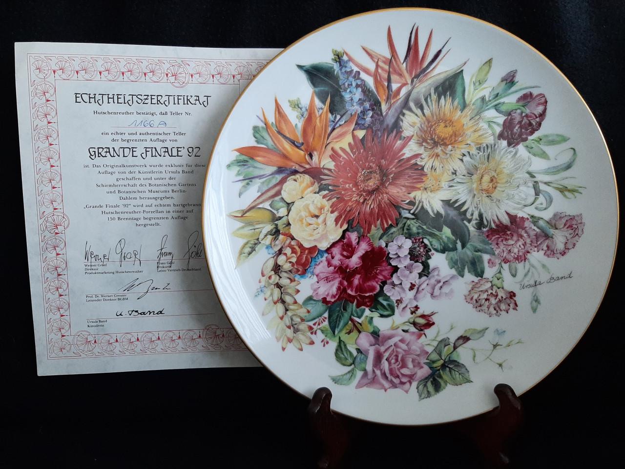 Hutschenreuther borden Grande Finale 1989 t/m 1999