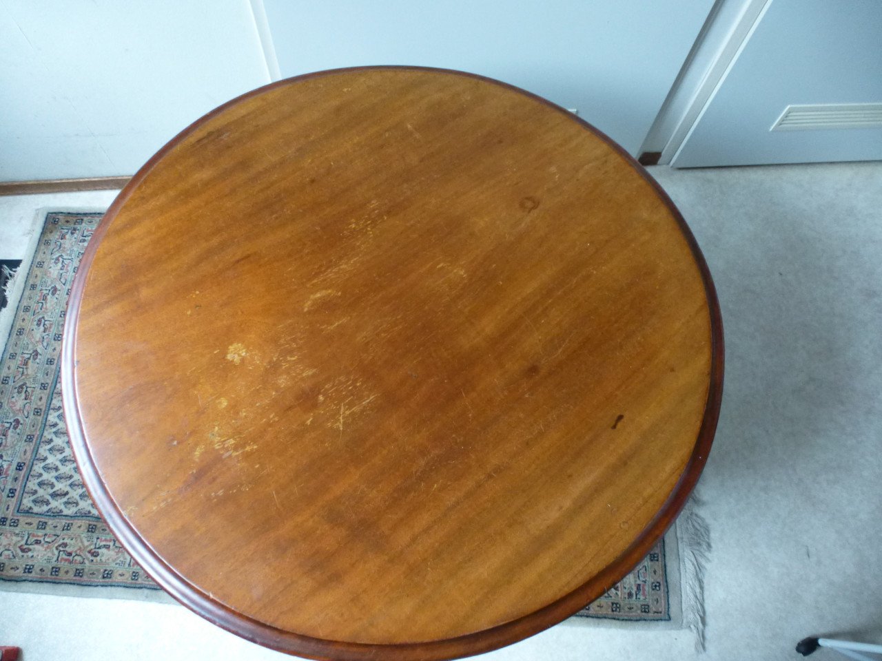 Salontafel ~ tafel ~ sidetable ~ mahonie ~ mahoniehout