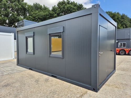 6x3m kantoorunit / woonunit / schaftkeet / bouwkeet nieuw!