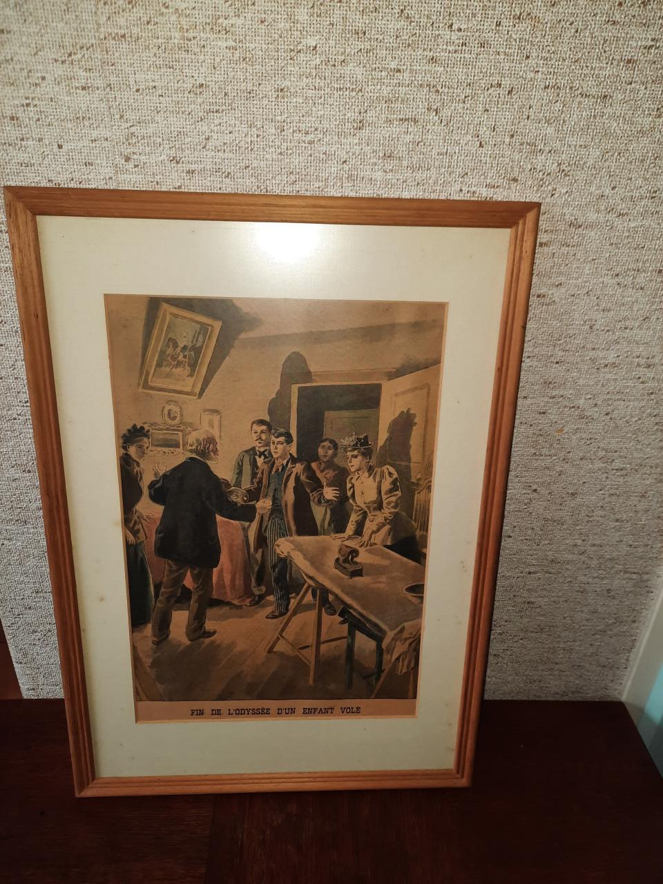 Partij grafiek en schilderijen