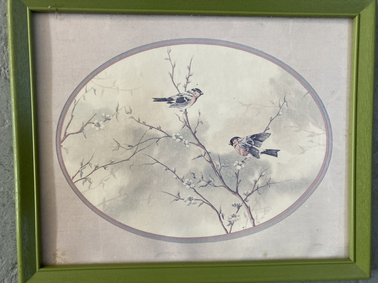 3 kunststof lijstjes met glas