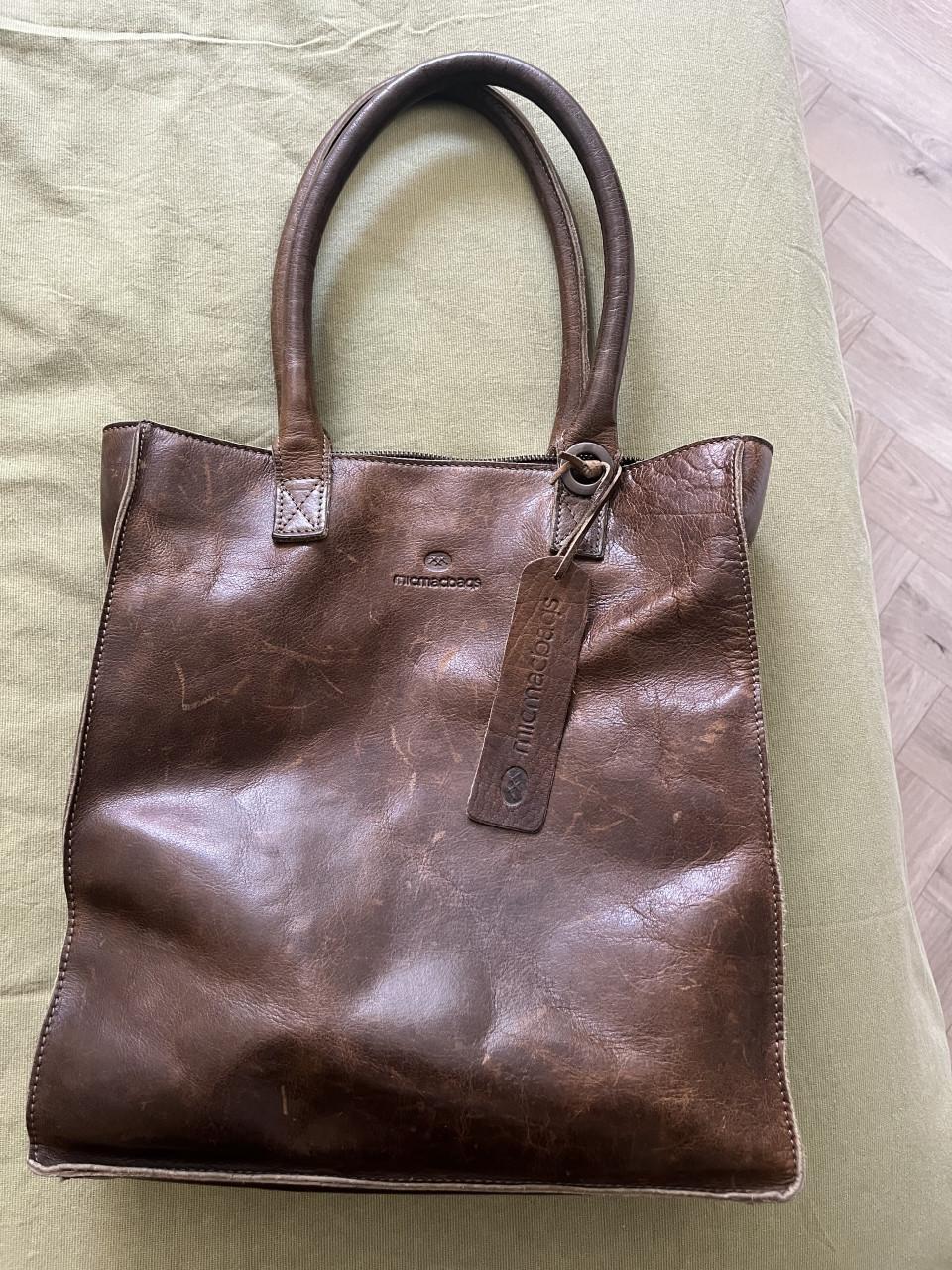 Diverse leren tassen