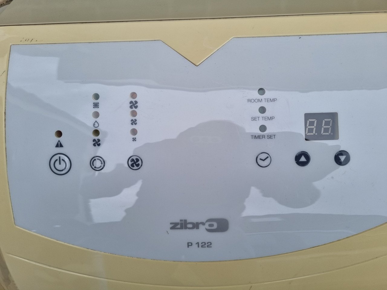 Mobiele airco Zibro P122 met lange afvoerslang