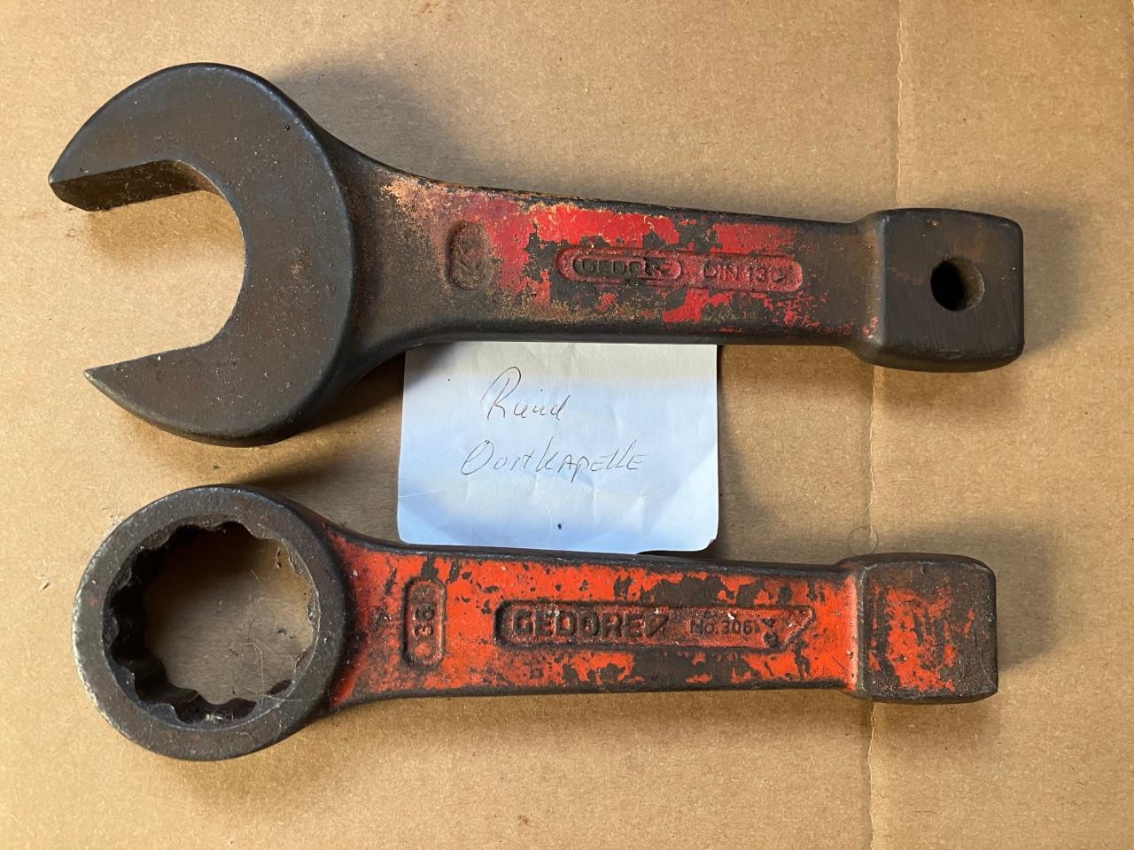 Gedore slagsleutels 36 en 41 mm