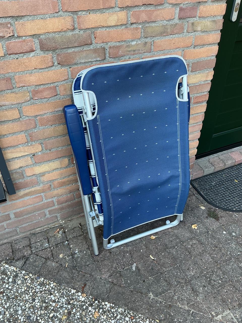 Campingstoelen met afzonderlijke voetensteun