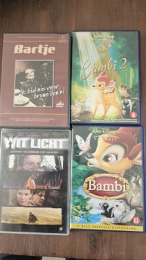 Bartje, witlicht en bambi 1 en 2