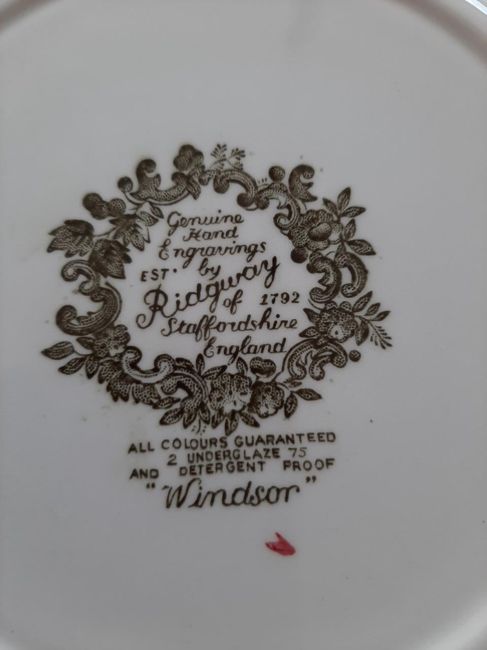 STAFFORDSHIR RIDGWAY WINDSOR  - 4 NIEUWE  SOEP / DIEPE BORDEN -