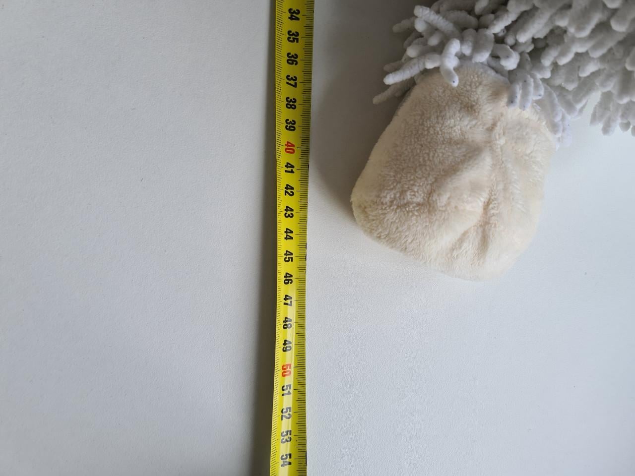 Zacht wit knuffeldier schaap , 30 - 40 cm