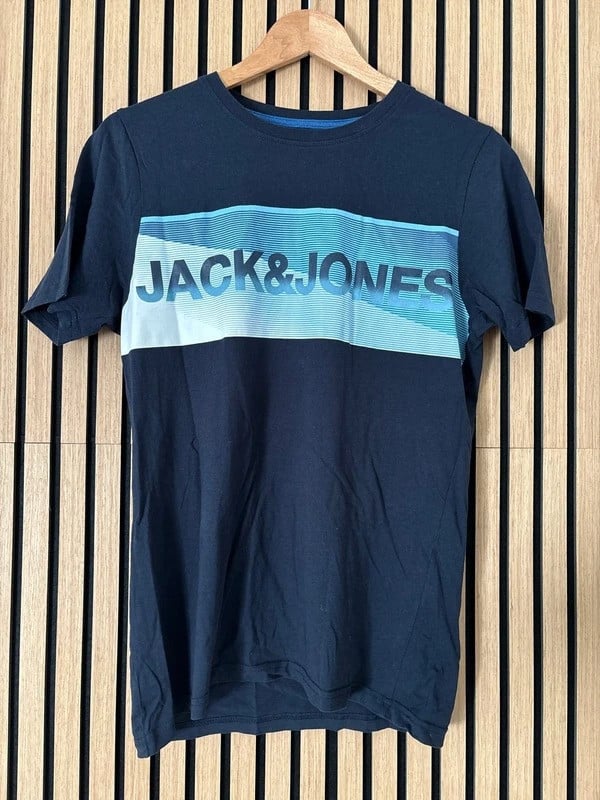 Jack & Jones T-shirt 👕 Marineblauw – Maat S
