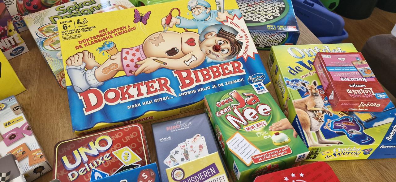 Doos vol met spelletjes