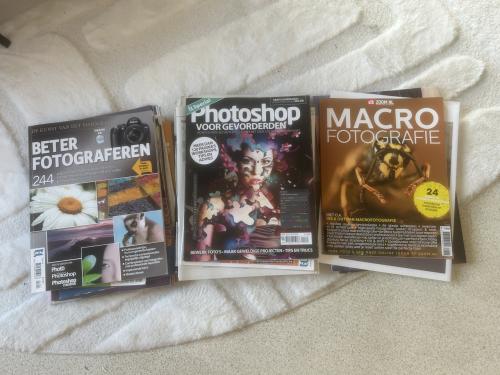 Verschillende tijdschriften over fotografie