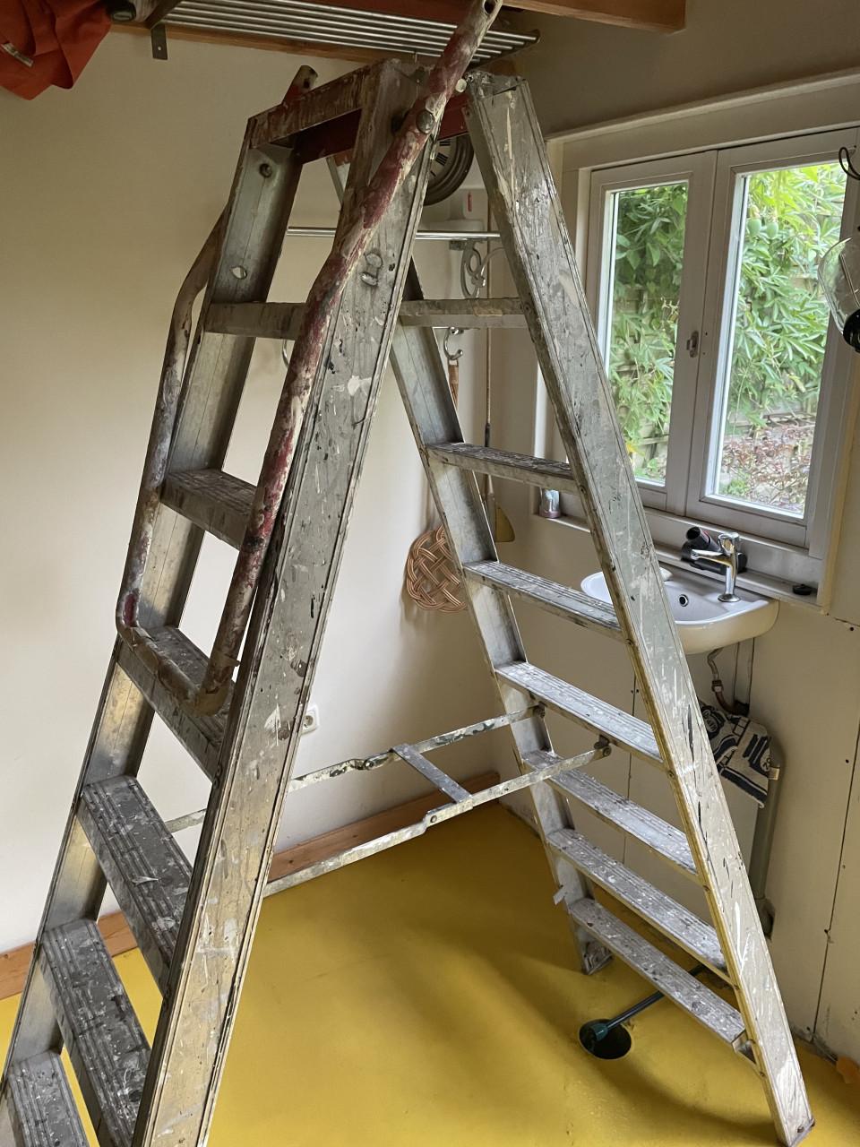 Altrex dubbele 2 x 8 treden