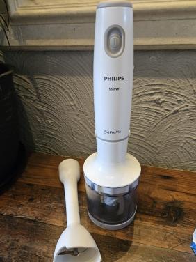Philips ProMix Staafmixer met hakmolen - 550Watt, nette staat