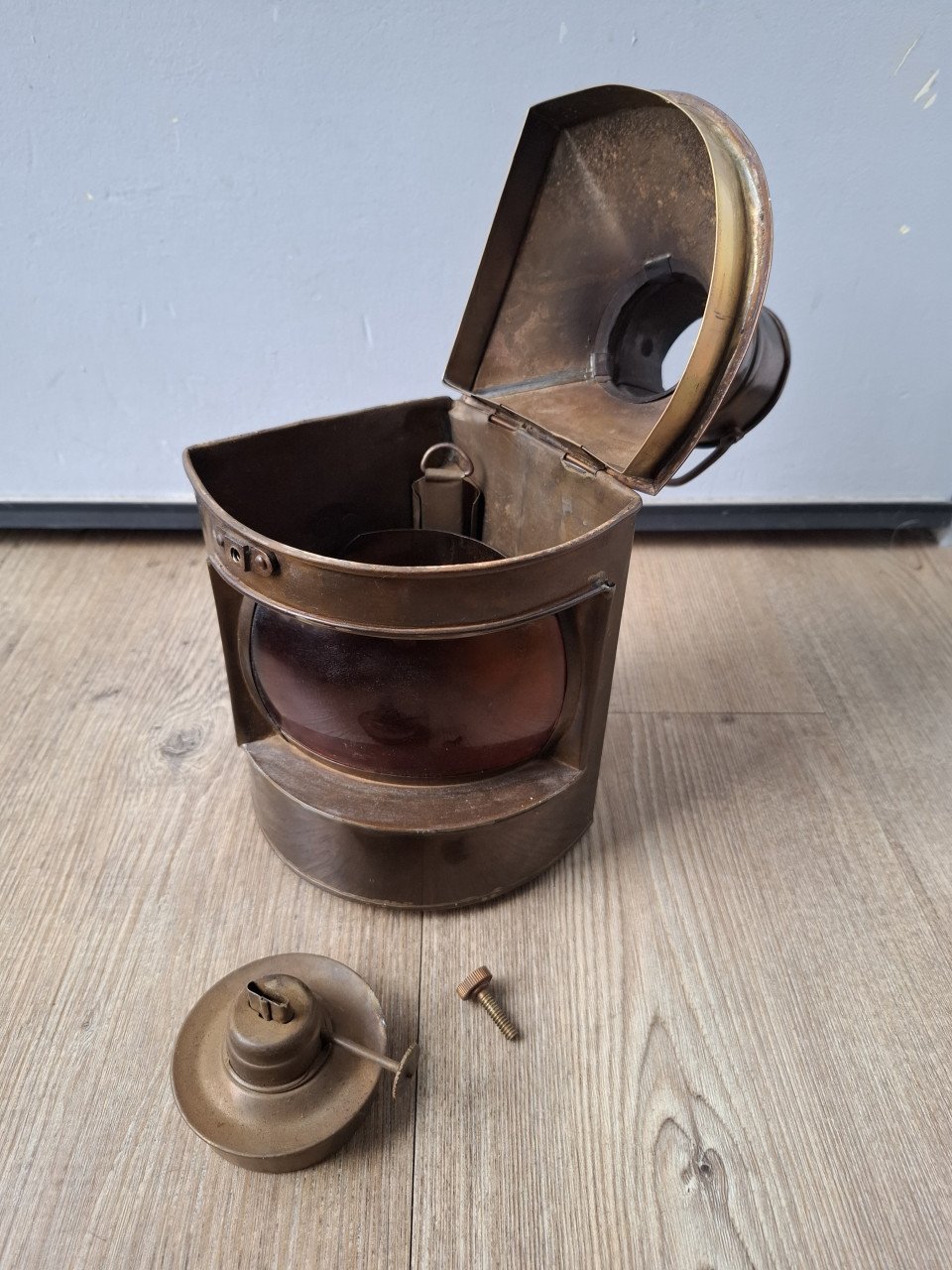 Scheepslamp koper