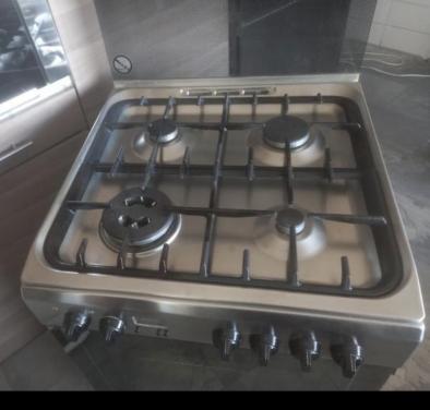 Indesit gasfornuis RVS