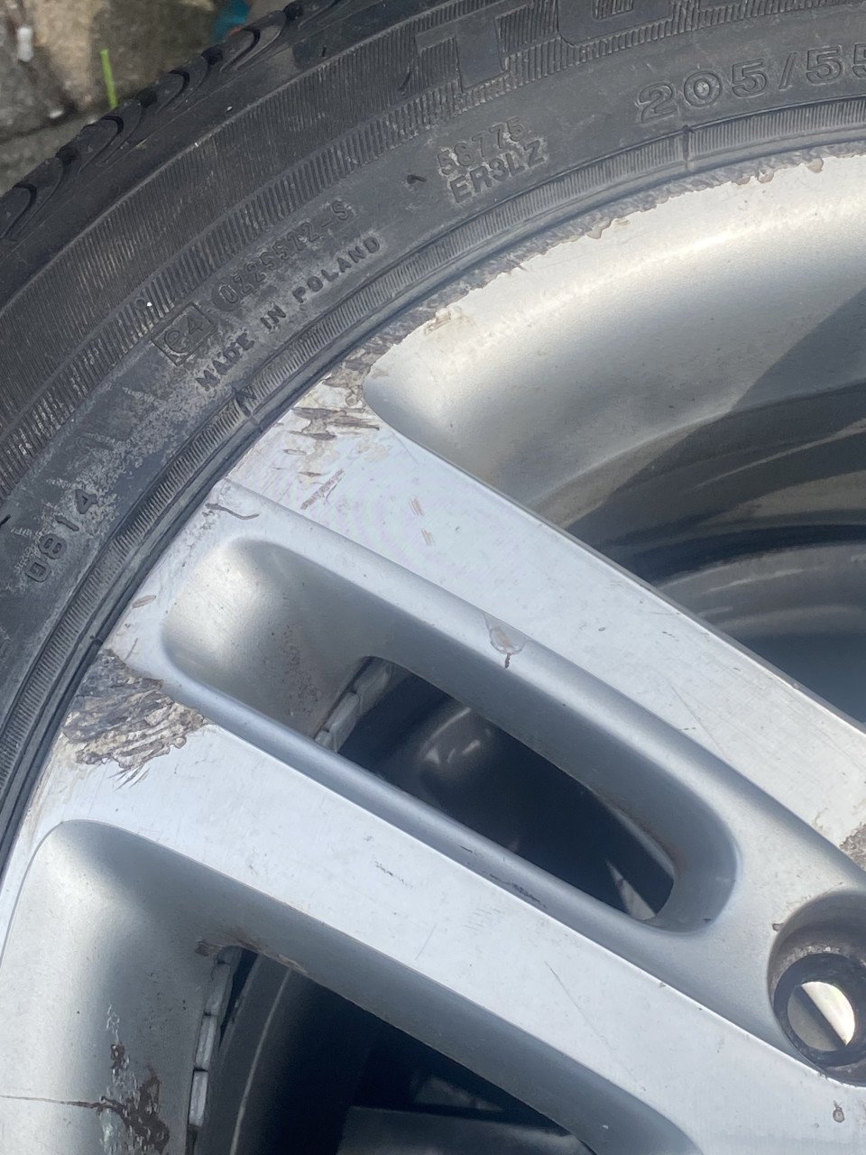 Audi auto banden original maat 205/55/16