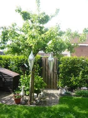 Grote kerstballen druppelvormig 60 cm hoog
